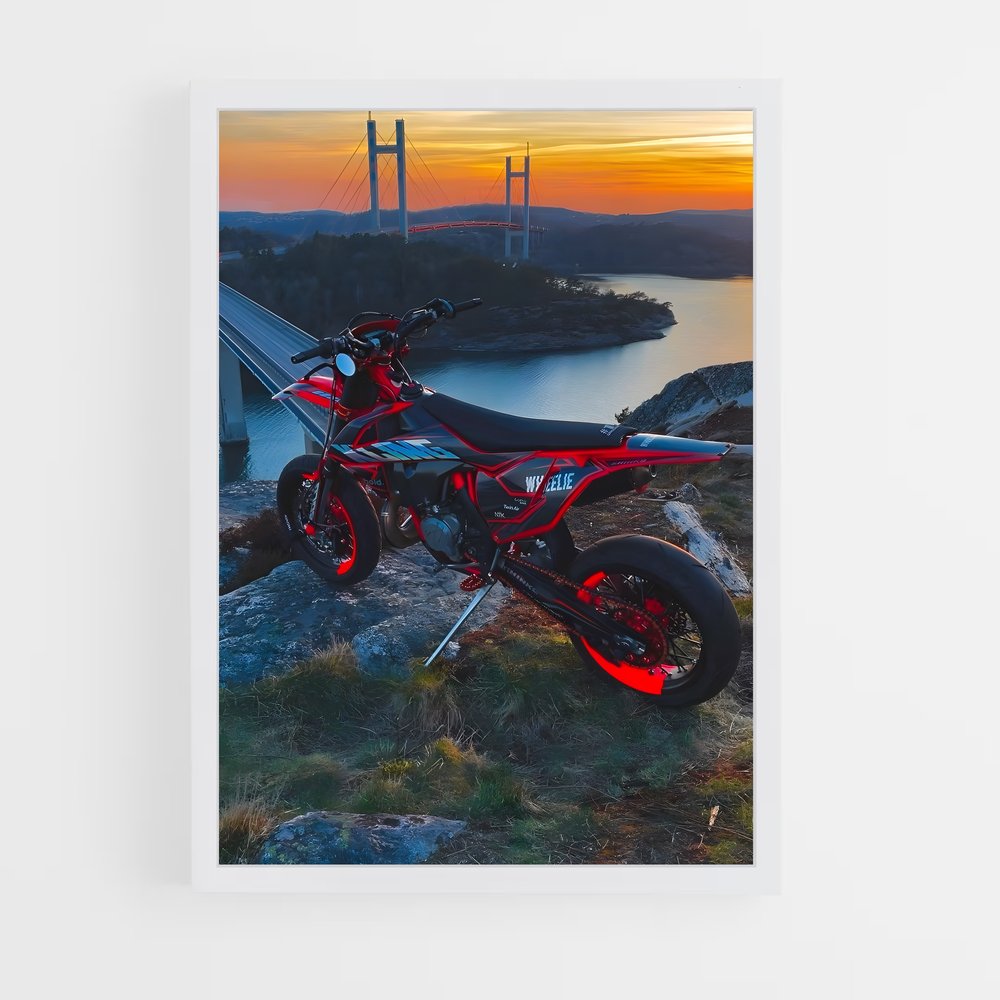 Poster Moto en Vue – affiche KTM Moto (vue 3)